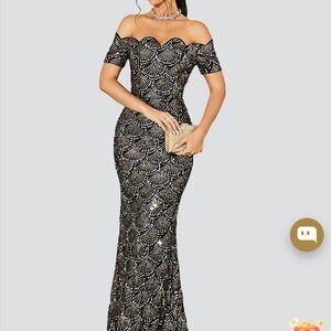 Missord black sequin dress